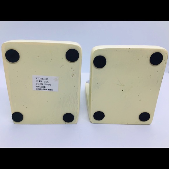 Vintage KIDSLINE CLUB USA Sports Bears Bookends - Picture 4 of 5